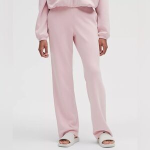 Lululemon Softstreme High-Rise Straight-Leg Pants - Pink Haze, XL